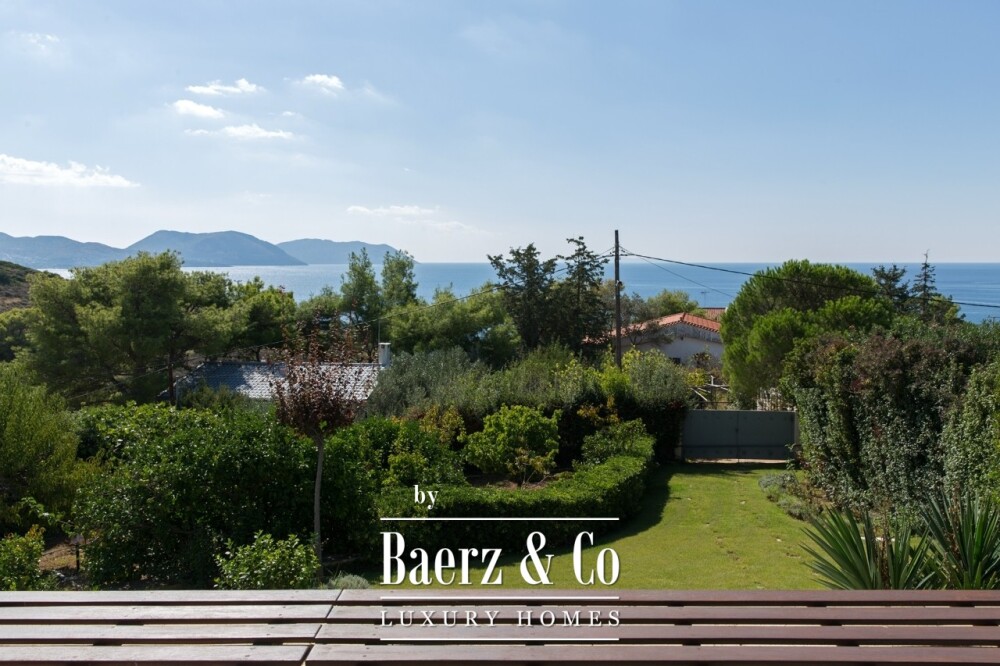 Seaside Villa in Anavyssos | Private Pool, Sea Views, Steps from the Beach image
