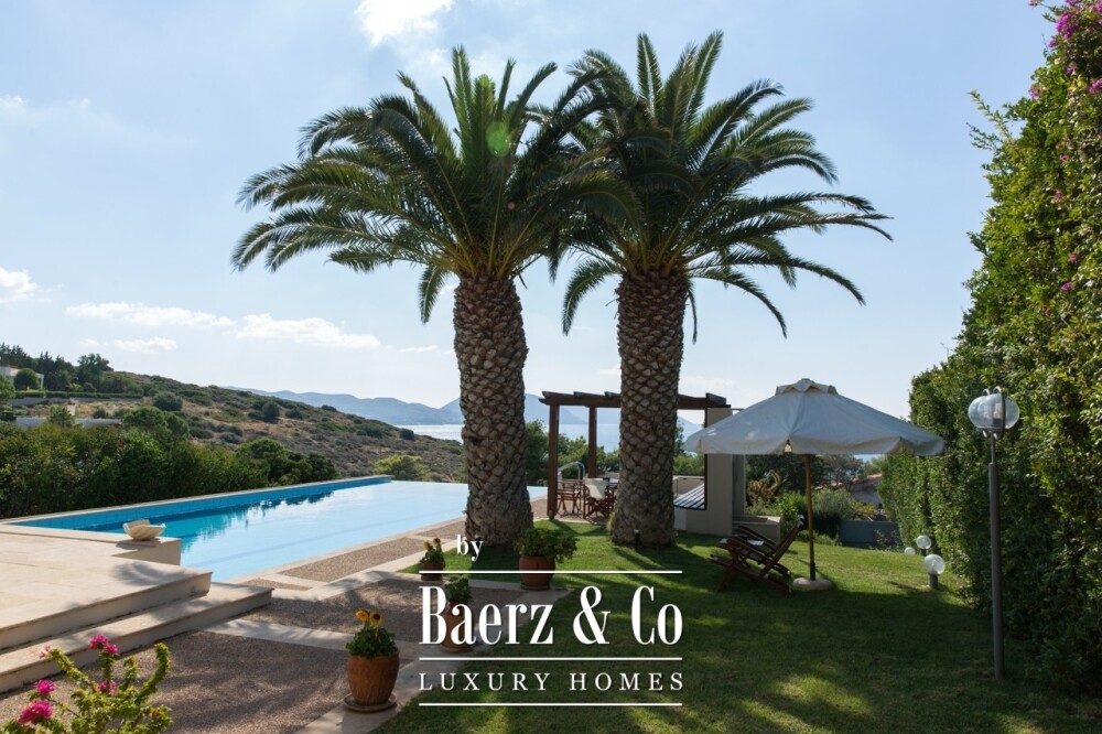 Seaside Villa in Anavyssos | Private Pool, Sea Views, Steps from the Beach image