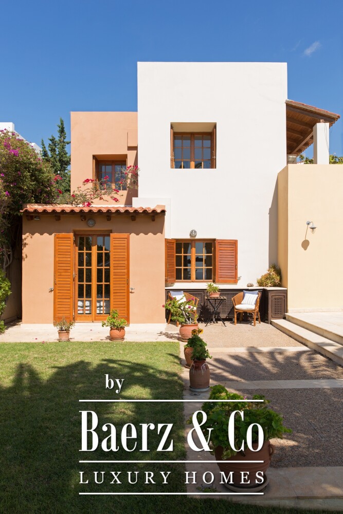 Seaside Villa in Anavyssos | Private Pool, Sea Views, Steps from the Beach image