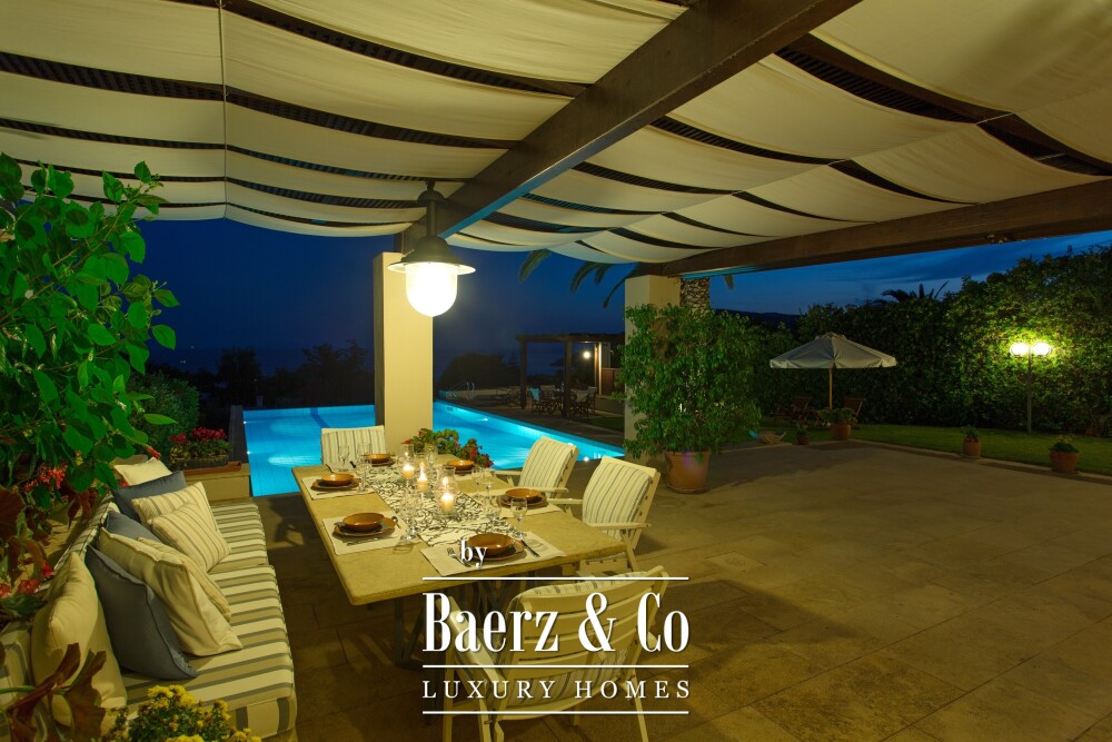 Seaside Villa in Anavyssos | Private Pool, Sea Views, Steps from the Beach image