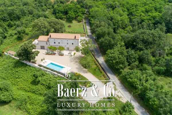 photo 2 Labin, Šumber, unique detached villa on a large plot with a view