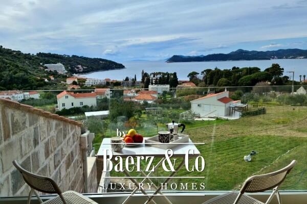 photo 23 Lopud – A luxury stone villa for sale with a panoramic view of the sea and islands.