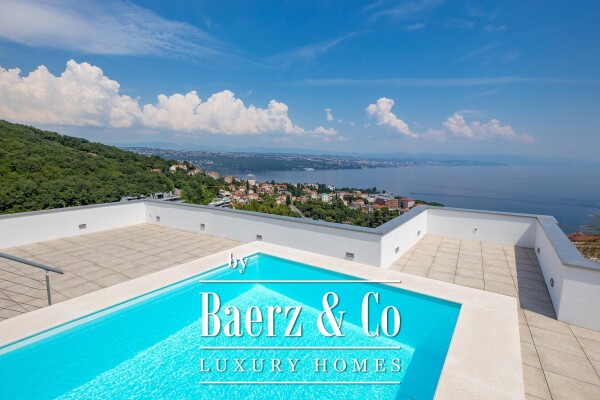 photo 4 Opatija, an attractive penthouse with a pool of 367 m2 NEW BUILDING