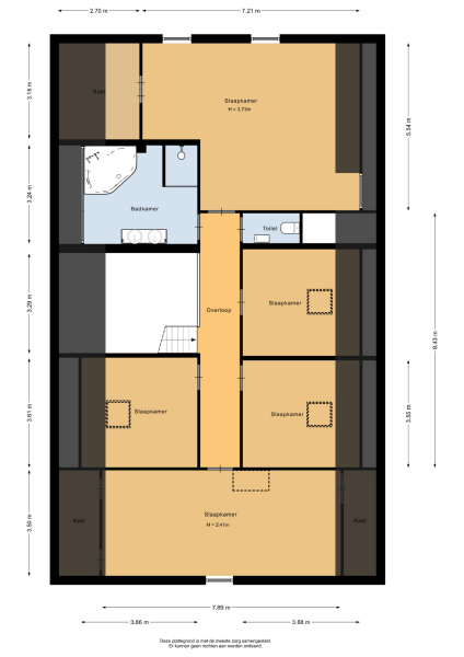 Floor Plan 2 - Diepestraat 4