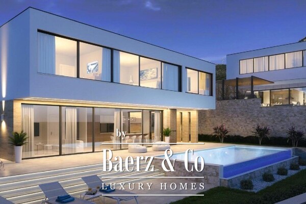 photo 1 Seget Vranjica, luxurious villa in process of construction with a stunning view