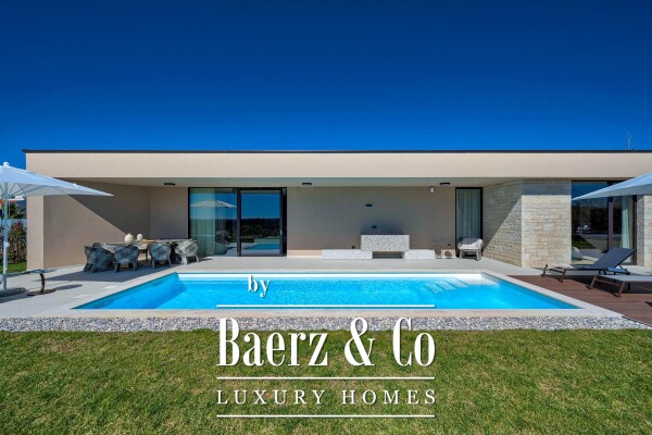photo 6 Istria, Labinci, luxury single-storey house with sea view