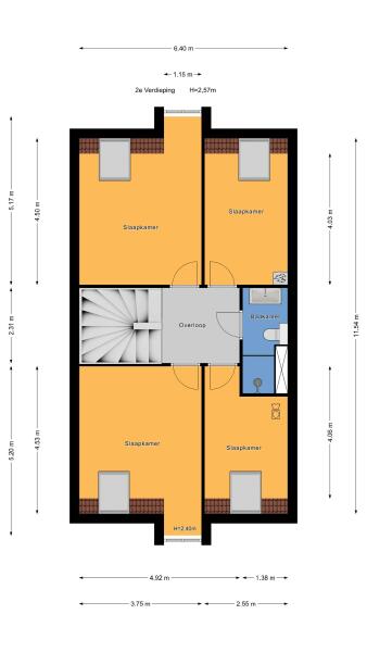 Floor Plan 4 - Therese Schwartzestraat 113