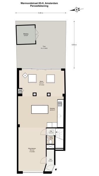 Floor Plan 4 - Warmondstraat 85 H