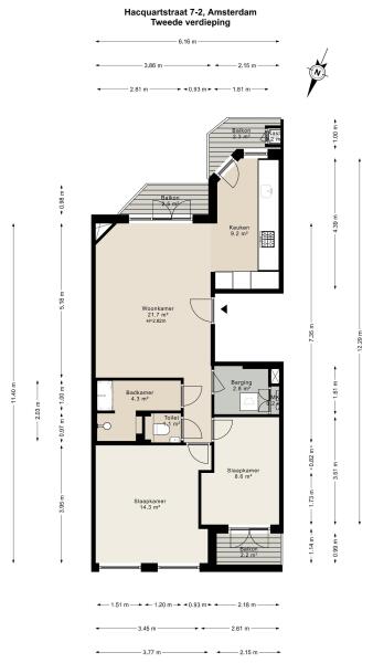 Floor Plan 1 - Hacquartstraat 7 2