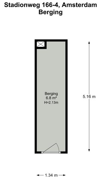 Floor Plan 2 - Stadionweg 166 4