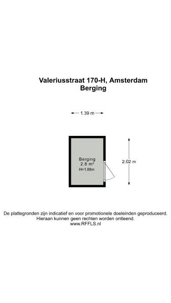 Floor Plan 11 - Valeriusstraat 170 H