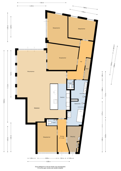Floor Plan 1 - Gasthuisstraat 2 c
