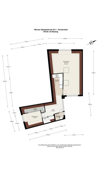 Floor Plan 7 - Nieuwe Spiegelstraat 43 1