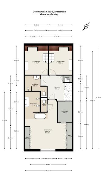 Floor Plan 3 - Ceintuurbaan 253 3