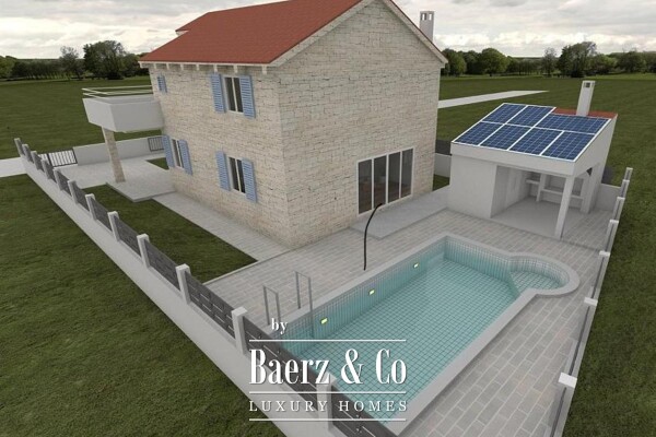 photo 3 Zadar, Vrsi, charming dalmatian stone house with swimming pool in a quiet location