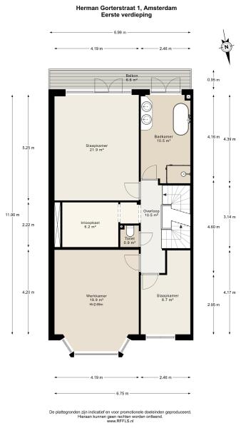 Floor Plan 2 - Herman Gorterstraat 1