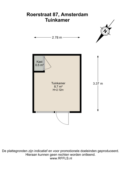 Floor Plan 5 - Roerstraat 87