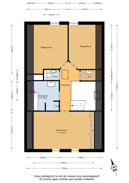 Floor Plan 5 - Tiendweg 34