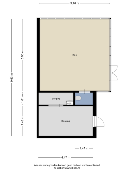 Floor Plan 6 - Doorntjes 38