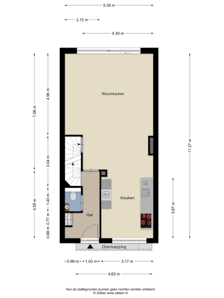Floor Plan 2 - Bloemistenhof 7
