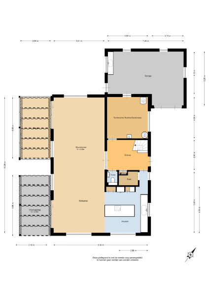 Floor Plan 1 - Oude Bovendijk 287 B