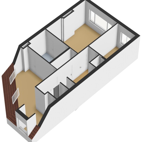 Floor Plan 4 - Jacob Obrechtstraat 9 1