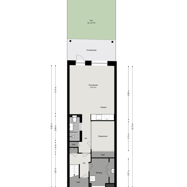 Floor Plan 3 - Amsteldijk 38 H